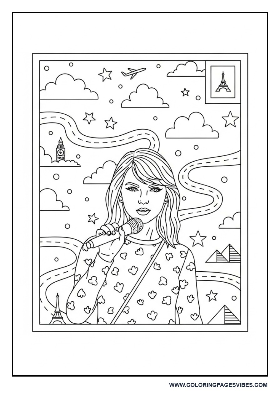 Travel Postcard Theme Design