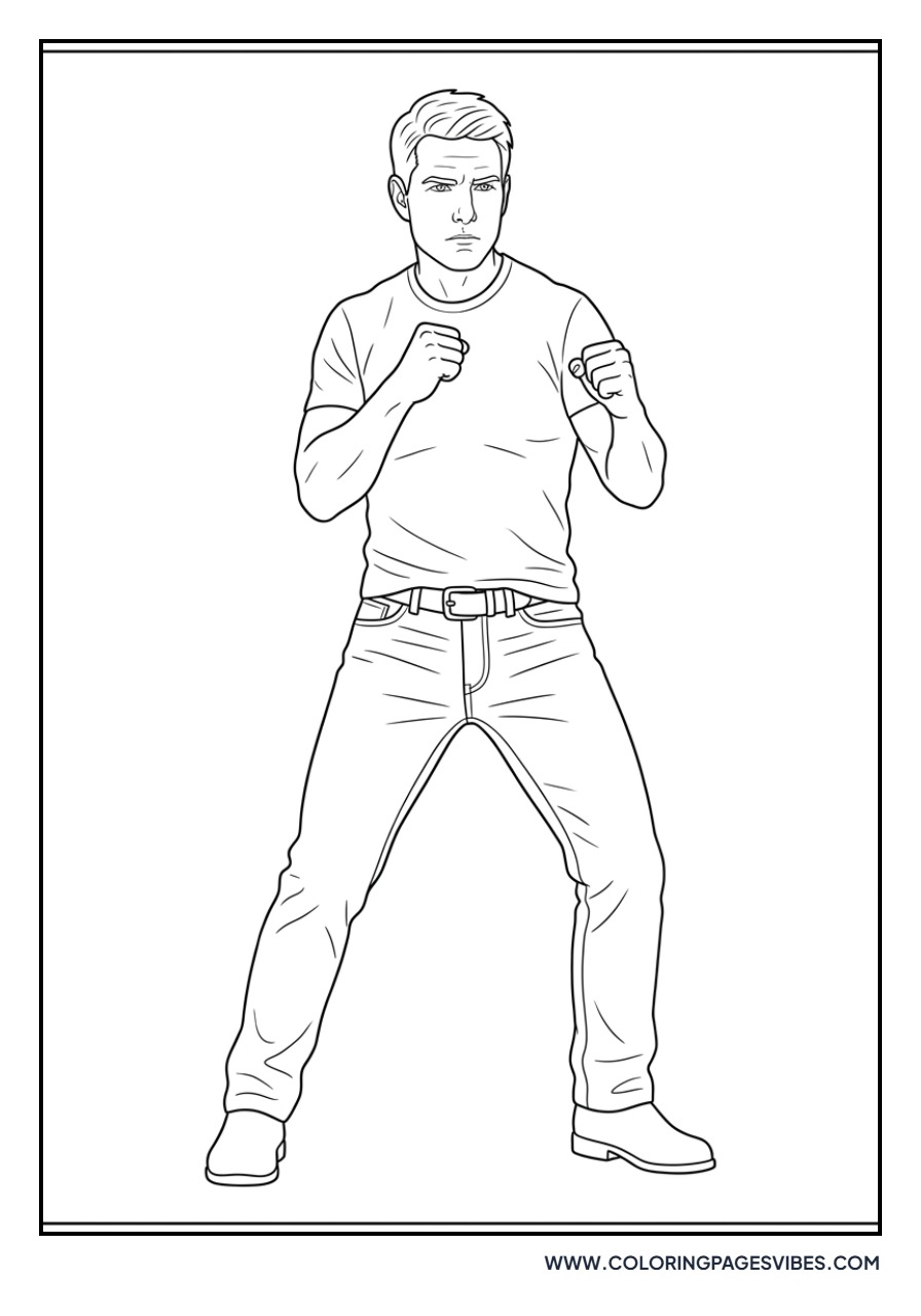 Jack Reacher Combat Stance