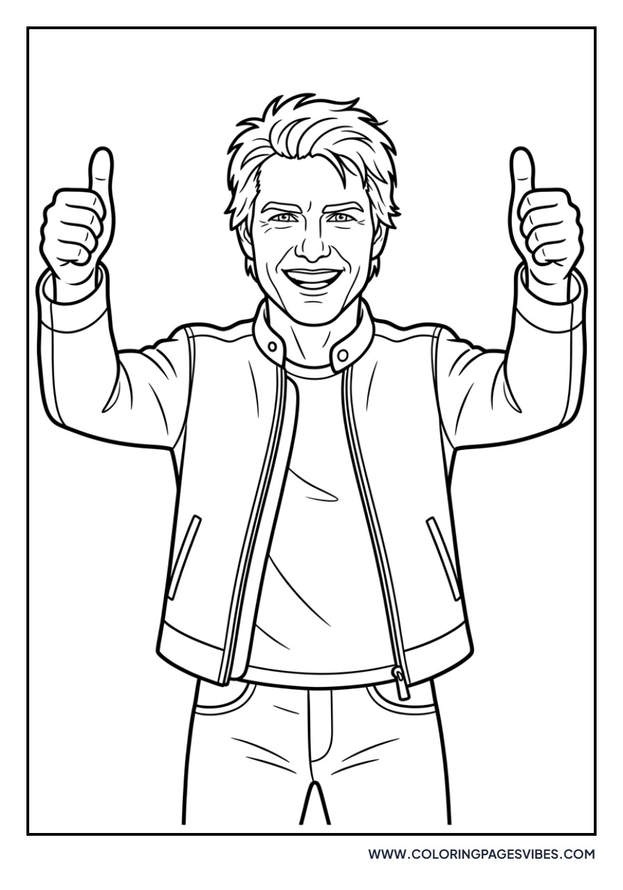 Tom Cruise Thumbs Up