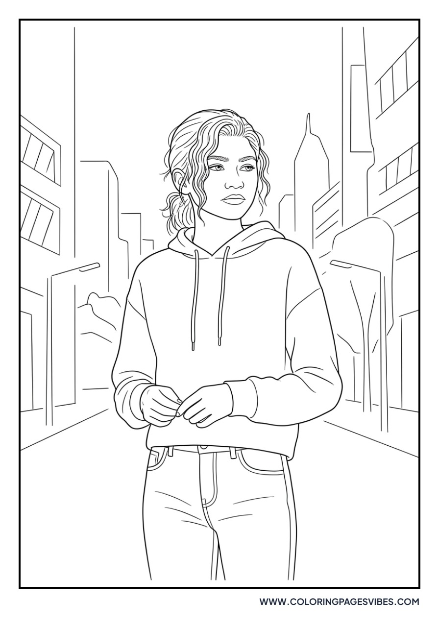MJ from Spider-Man Portrait