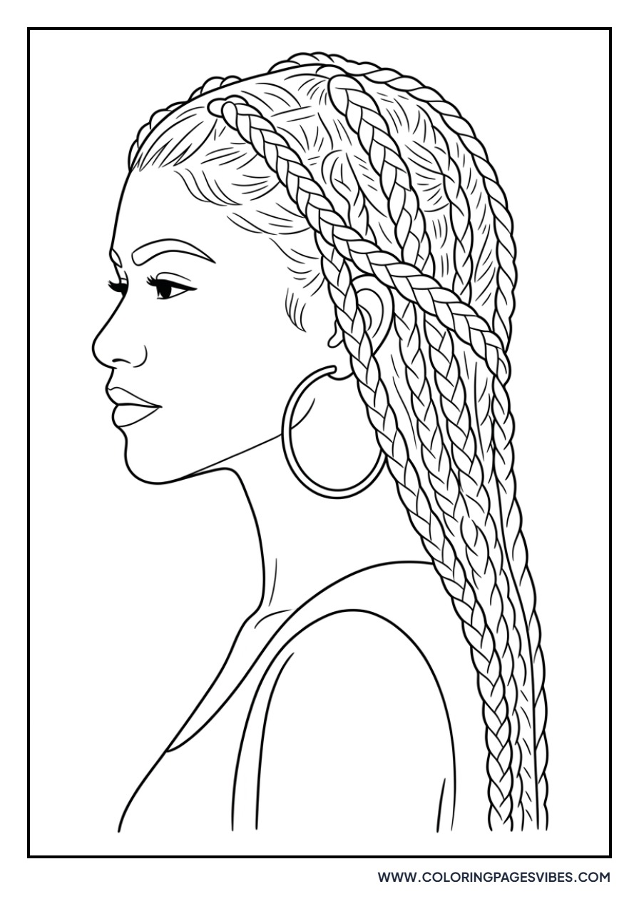 Zendaya Braided Hairstyle