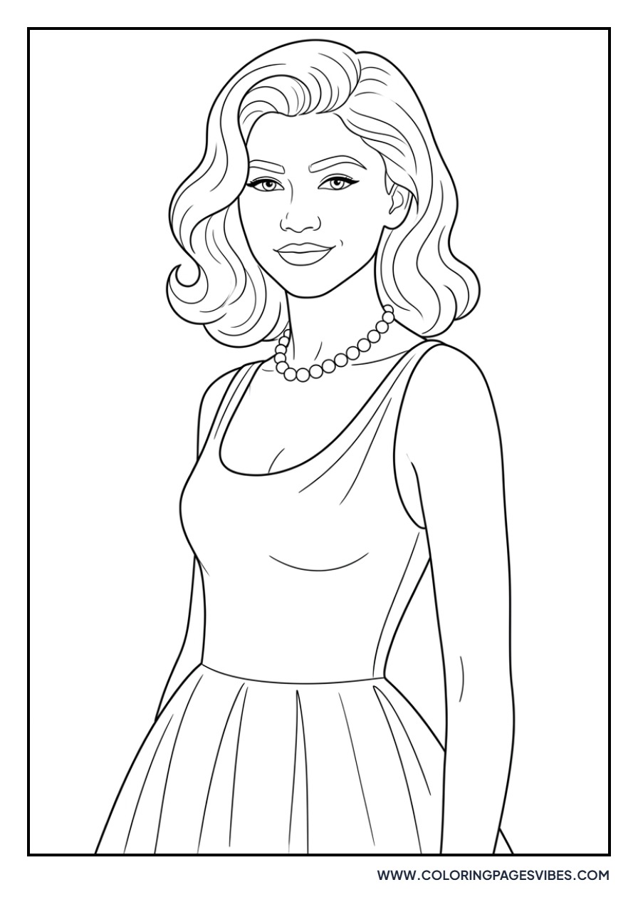 Zendaya Vintage Hollywood Style