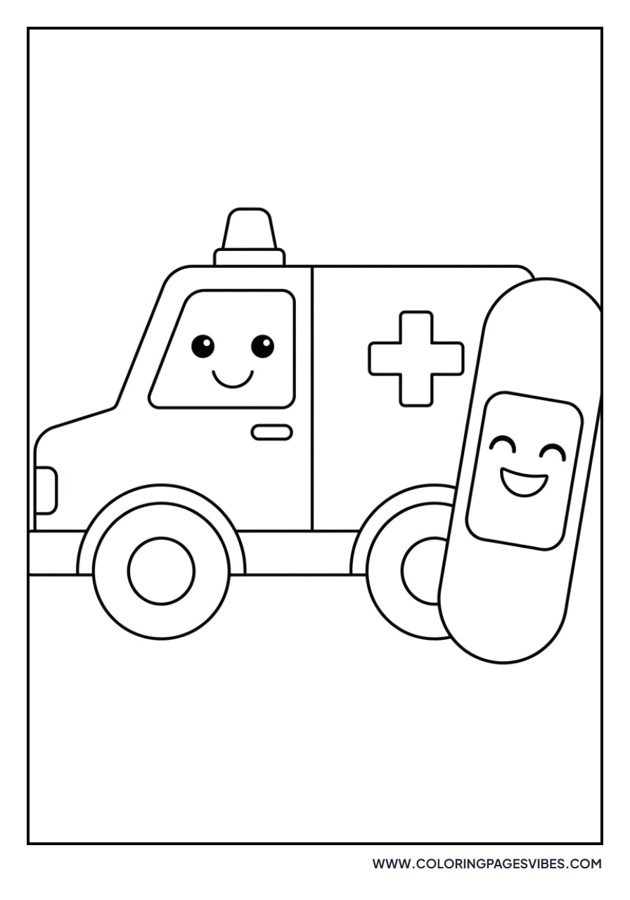 Ambulance and Band-Aid