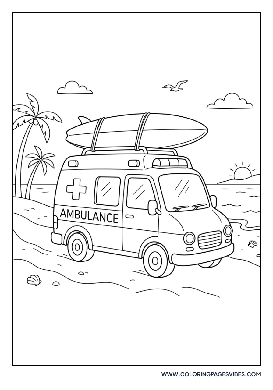 Ambulance at the Beach