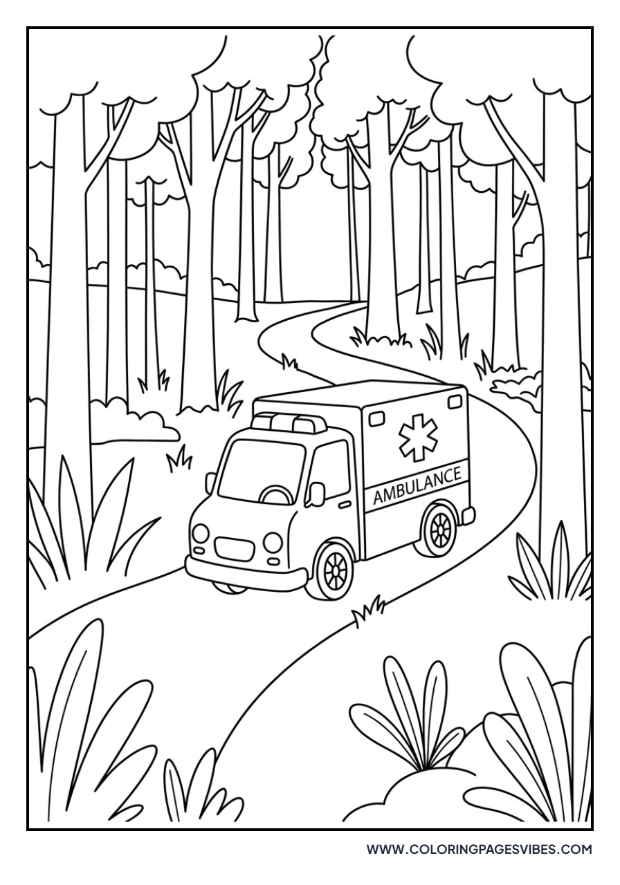 Ambulance in the Forest