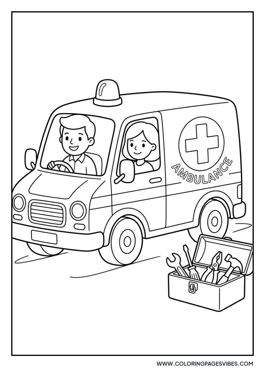 Ambulance with a Toolbox