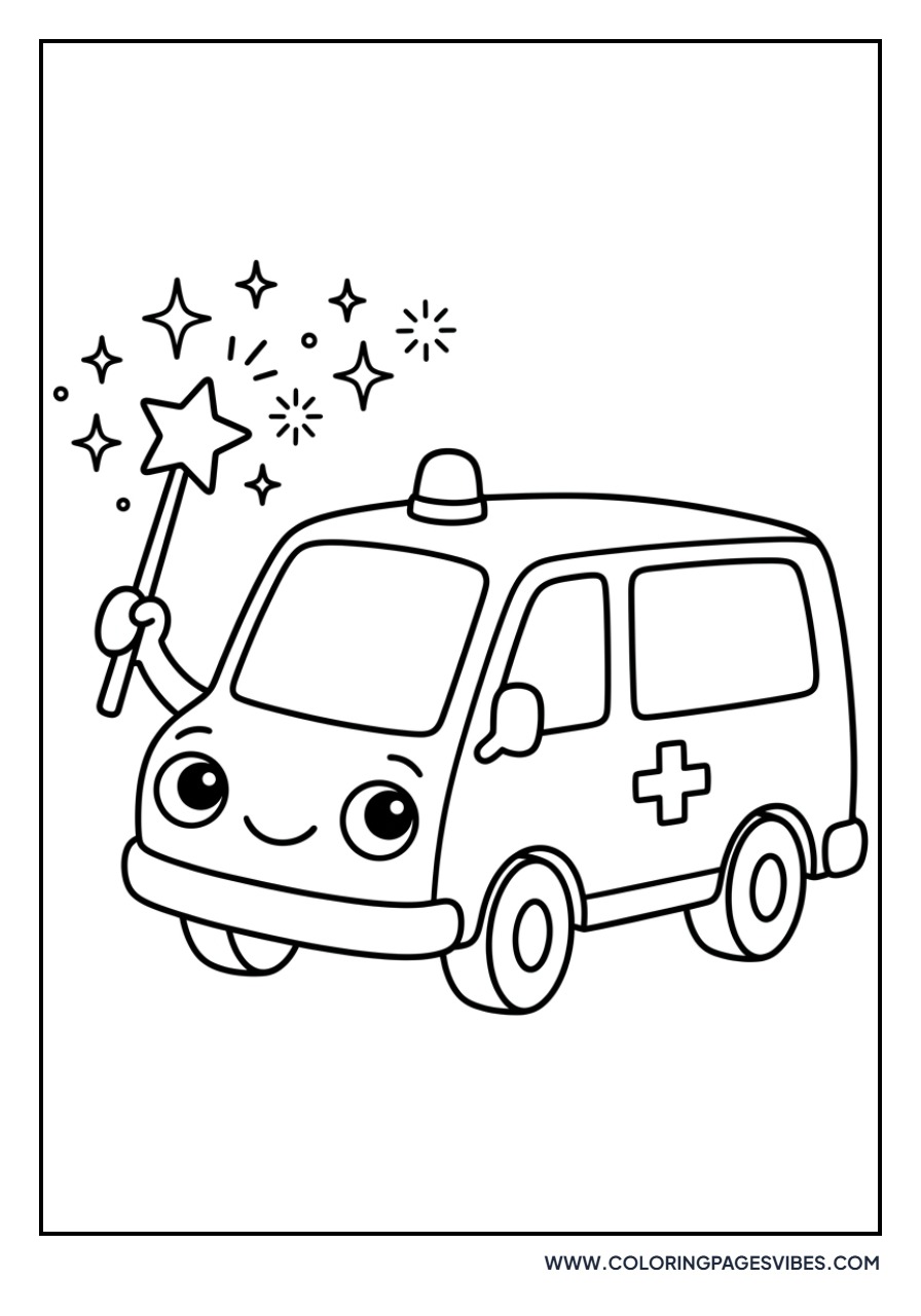 Ambulance with Magic Wand