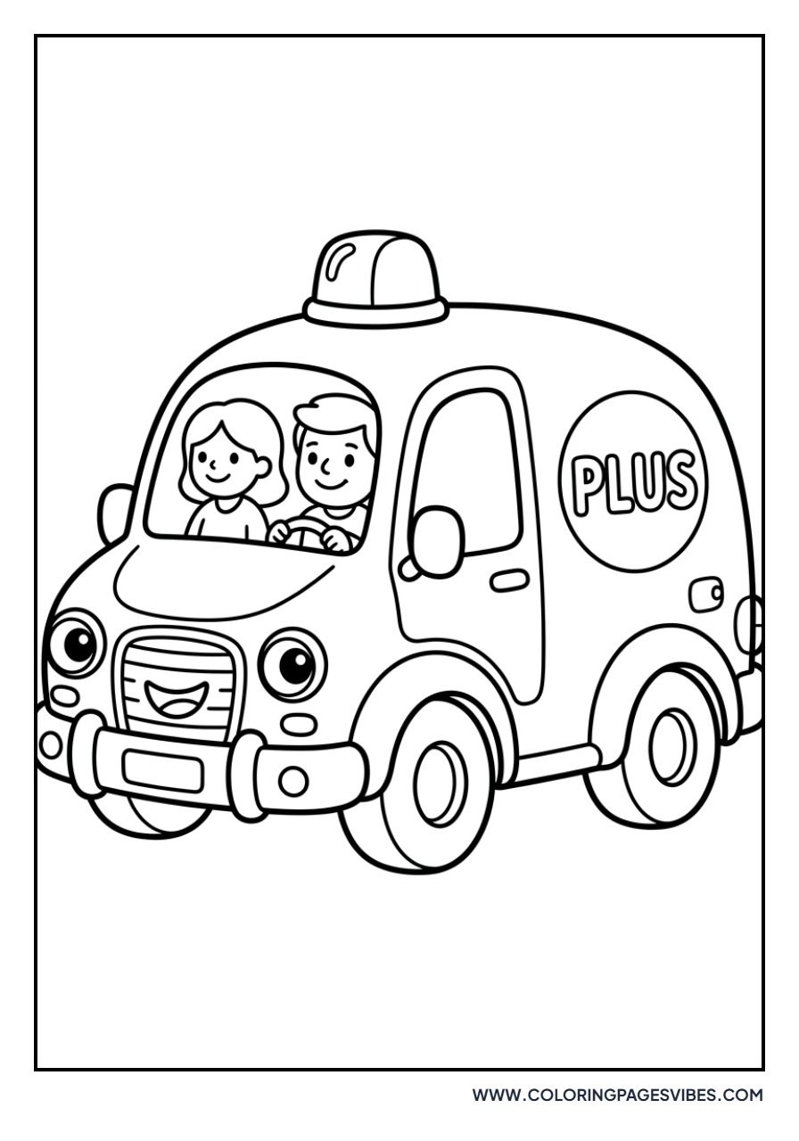 Round Bubbled Ambulance