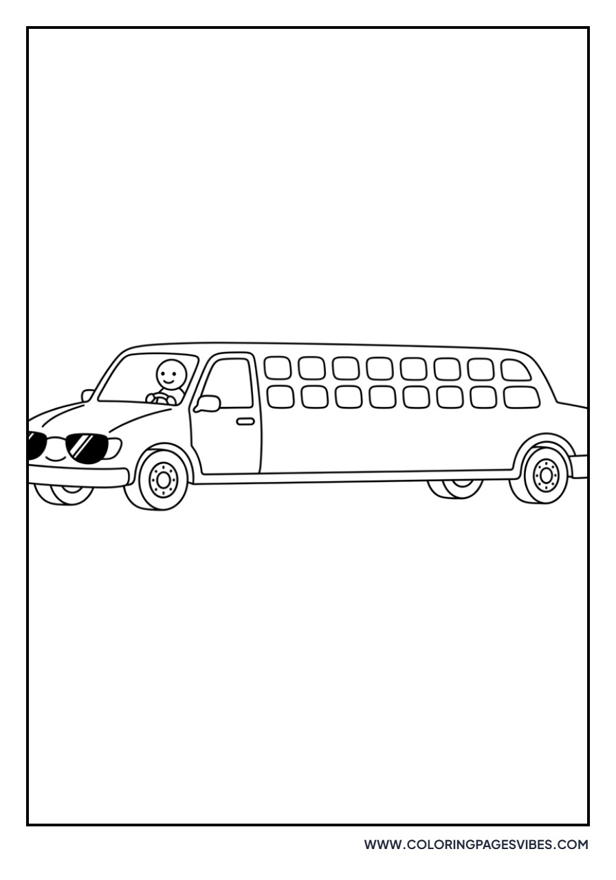 Cool Cartoon Limo