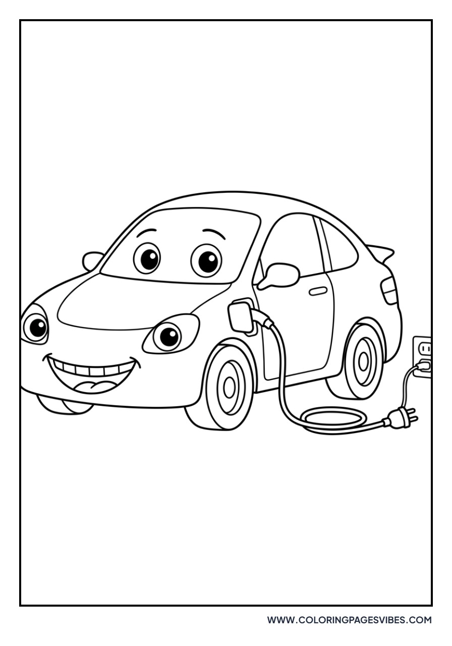 Excited Electric Car