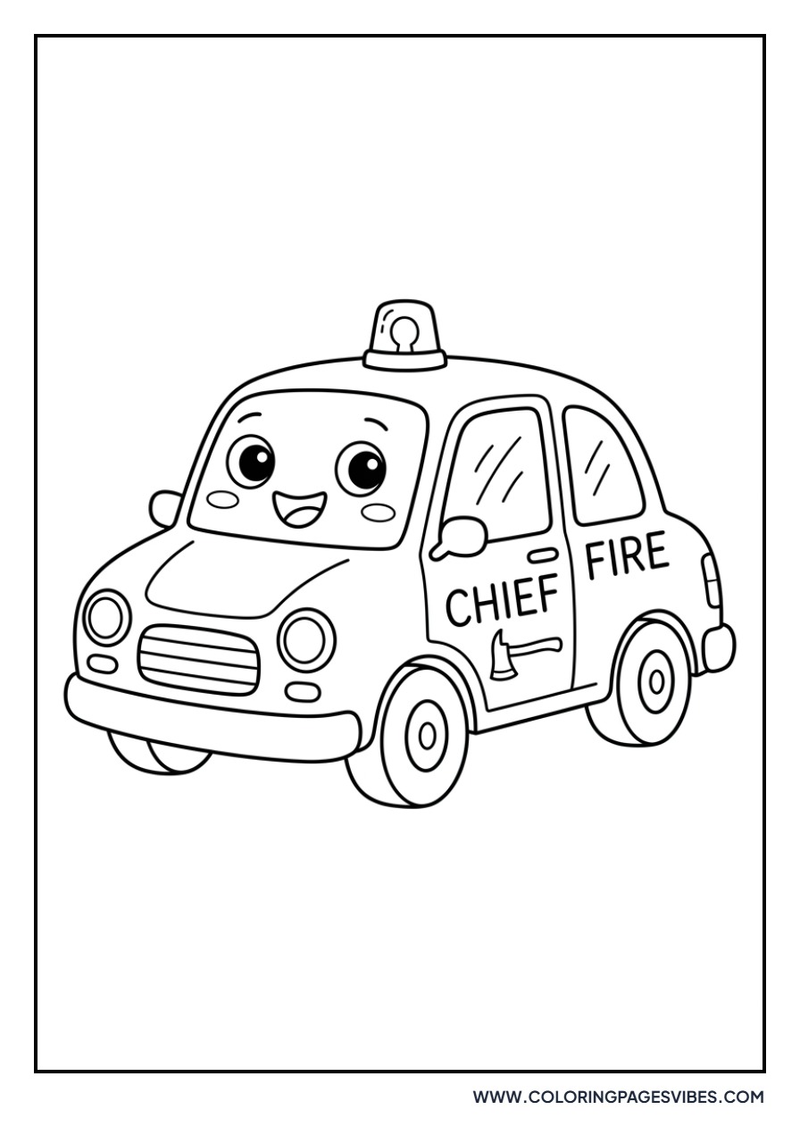 Friendly Fire Chief Car