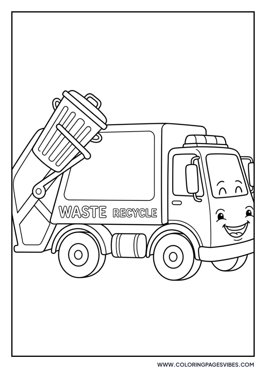 Jolly Garbage Truck