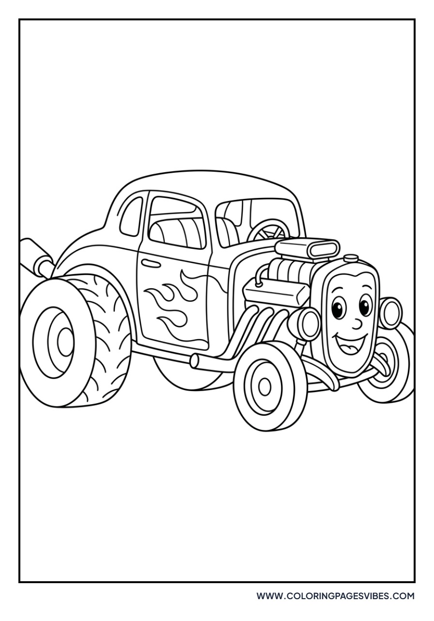 Smiling Hot Rod