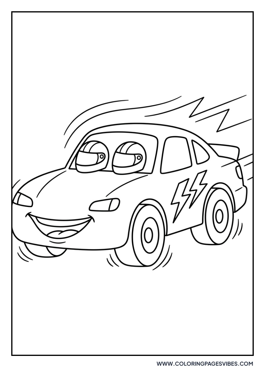 Speedy Lightning Car