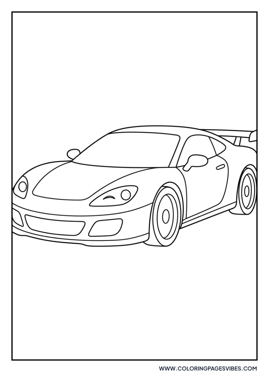Winking Sports Car