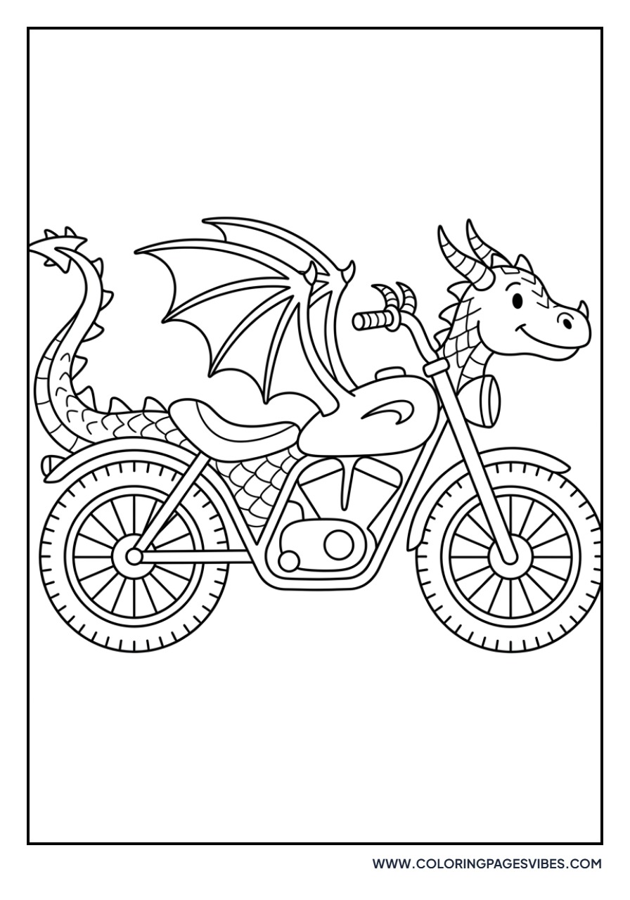 Dragon Themed Sportbike