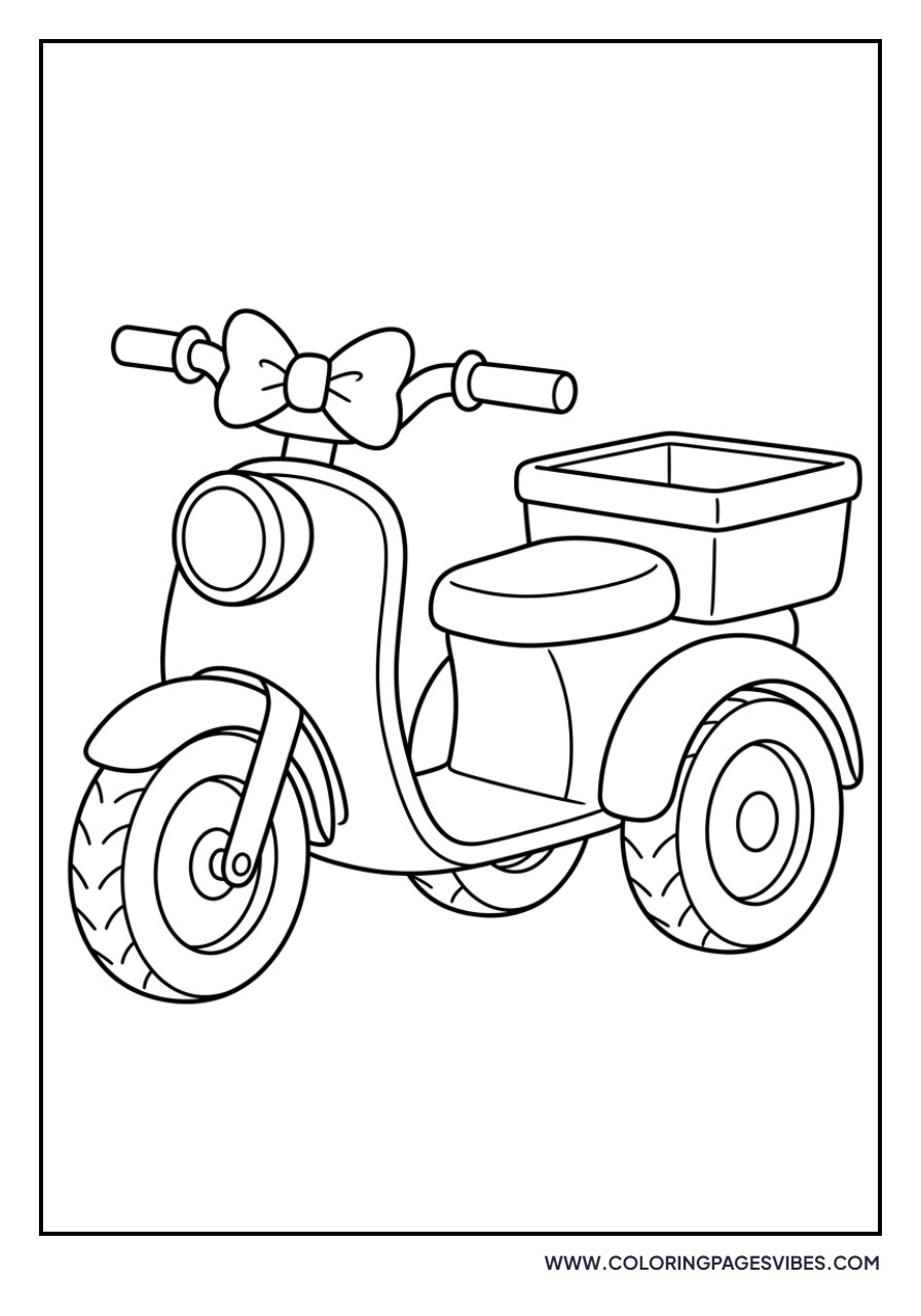 Little Girl on a Tricycle