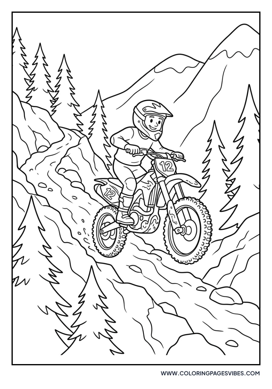 Mountain Trail Dirt Bike