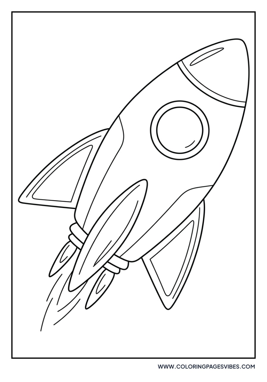 Futuristic Sleek Rocket