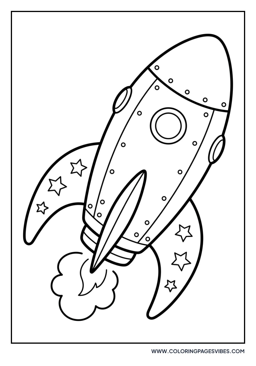 Retro Sci-Fi Rocket