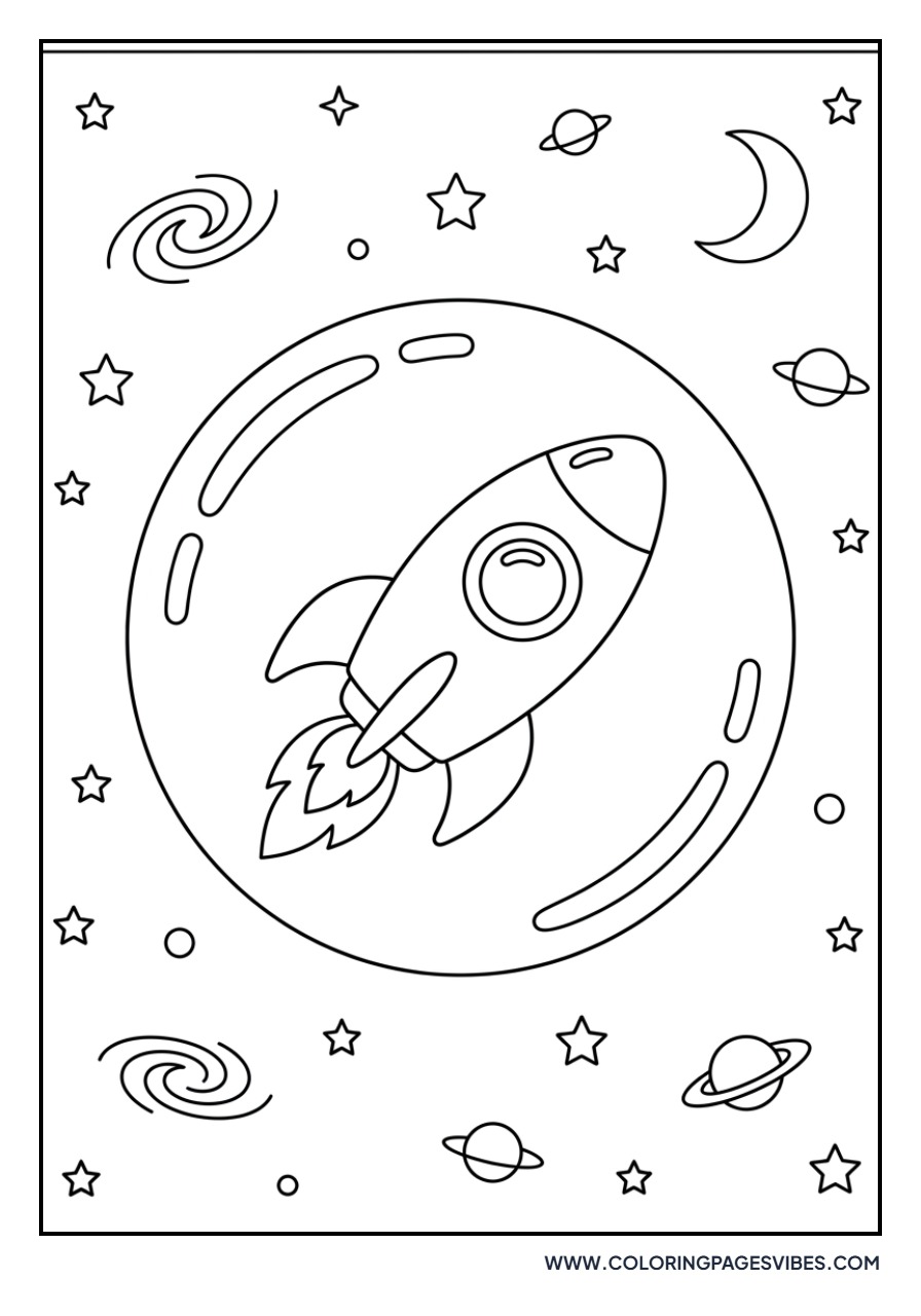 Rocket in a Bubble