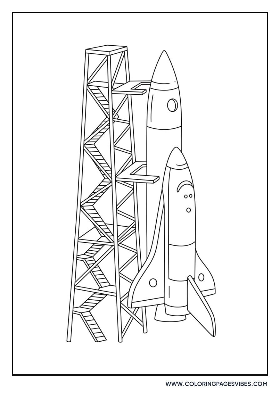 Rocket on a Launch Tower