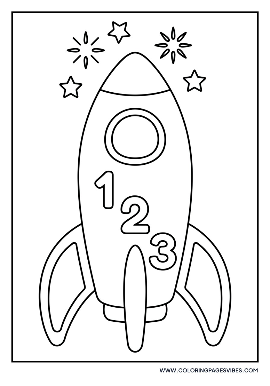 Rocket with Numbers