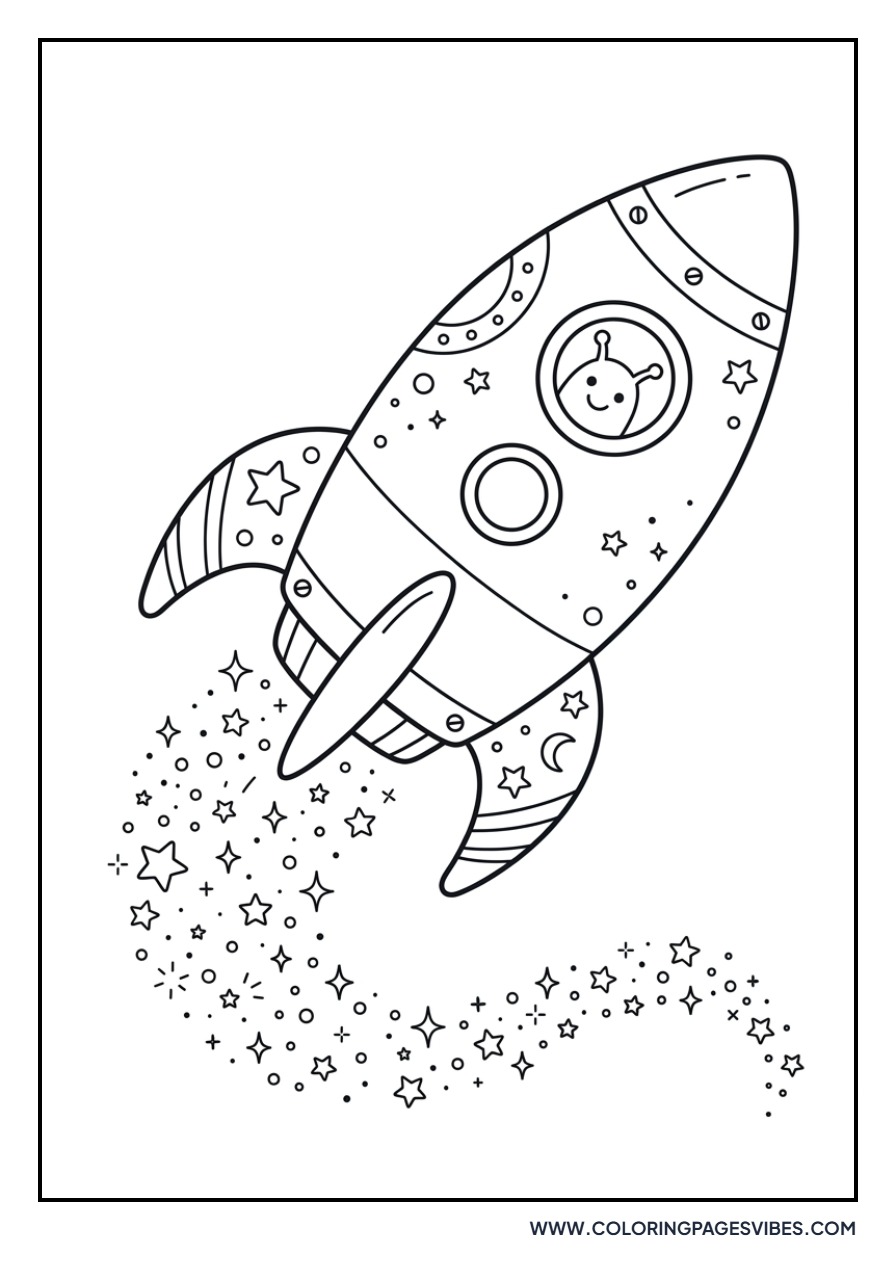 Sparkly Rocket Trail